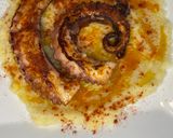 Foto del paso 6 de la receta: Pulpo a la plancha con parmentier y langostinos con mayonesa de pimentón picante 🔥 🌶️🔥