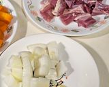 南瓜咖哩燉雞的食譜步驟1照片