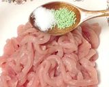 Hình bước làm 1 của món Thịt heo xào rau củ