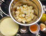 A picture of step 1 of Babugosha (Indian Pear 🍐) Lassi.