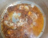 A picture of step 3 of Mutton Pulao.