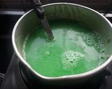 Foto langkah ke 2 dari resep Puding Santan Pandan.