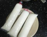 Foto langkah ke 4 dari resep Lontong plastik kukus (irit gas).