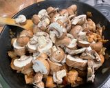 Une image de l'étape 18 de Poulet caramélisé au gingembre, champignons et carottes.