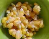 A picture of step 1 of Corn rice.