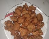 A picture of step 3 of Suji pakora.
