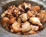 A picture of step 7 of Crock Pot S’mores Bread Pudding.