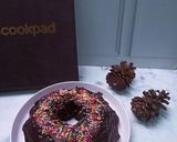 Foto langkah ke 8 dari resep Bolu Cokelat Tanpa Telur.