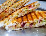Mixed veg, cheese grilled sandwich recipe step 6 photo