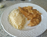 Foto del paso 7 de la receta: Pavo con salsa de naranja y cuscús. Receta fit