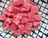 Foto del paso 1 de la receta: Medallón de atún en salsas negras