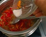 A picture of step 4 of Rooted Warmth Carrot–Ginger Soup (with Protein Chhole Crunch).