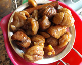 Foto del paso 1 de la receta: Pastel bizcochado de castañas caseras en almíbar