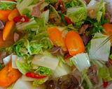Foto langkah ke 5 dari resep Tumis Sawi Putih Wortel Ampela.