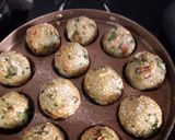 A picture of step 4 of Sago dry fruits Appam.