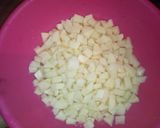 A picture of step 1 of Potatoes moi-moi and coleslow.