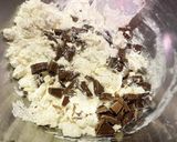 A picture of step 2 of Chocolate Almond Scones (Personal Notes).
