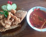Foto langkah ke 5 dari resep Gurame goreng tepung dengan saus asam pedas.