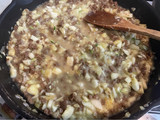 Zapallito italiano con relleno vegetariano
