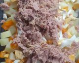 Foto del paso 3 de la receta: Ensalada fresca de papa, huevo y atún