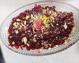 A picture of step 4 of Beetroot halwa.