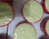 Foto langkah ke 4 dari resep Kue Mangkok Nasi Pandan.