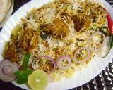 A picture of step 10 of Charcoal Smoked Chicken Tikka Biryani.