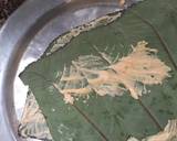 Steamed arbi leaves