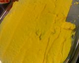 A picture of step 4 of Khandvi.