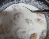 A picture of step 6 of Moong dal Dahi Vada.