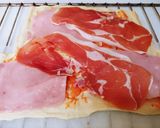 Foto del paso 2 de la receta: Pizza cuixot salat,amb beicon, ceba i formatge sense lactosa
