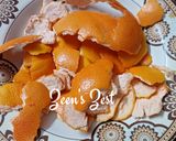 A picture of step 1 of Sun dried Grapefruit Peels.