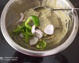 A picture of step 4 of Hariyali Paneer Tikka.