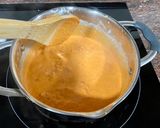 Foto del paso 5 de la receta: Espinacas con salsa de pimiento y dados de jamón