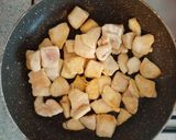 A picture of step 2 of Lemon Chicken Strips.