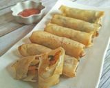 A picture of step 8 of Vegetables Spring Rolls.