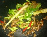 Foto langkah ke 3 dari resep Nasi bakar teri pete.