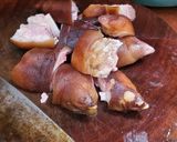 Hình bước làm 2 của món Móng giò giả cầy ngày thu