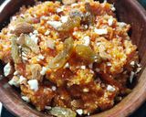 A picture of step 6 of Instant gajar halwa.