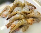 A picture of step 2 of Spaghetti Alfredo with Rosemary Butter Shrimp.