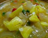 Foto langkah ke 3 dari resep Kulit Sapi Asam Manis.