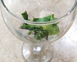 A picture of step 1 of Masala Lemon mint slush.
