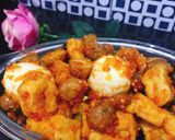 Foto langkah ke 4 dari resep Telur Tahu Kentang Balado.
