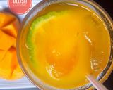 A picture of step 1 of Mango lemonade!.