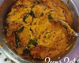 A picture of step 5 of Kura Dosakaya Chutney or Andhra Budamkaya Chutney.