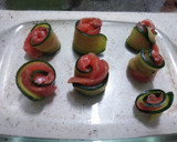 Foto del paso 5 de la receta: Popietas de salmón y calabacín con salsa de guisantes
