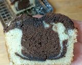 Une image de l'étape 10 de 🍫Cake marbré chocolat vanille (texture moelleuse).