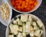 Foto del paso 1 de la receta: Wok vegano de garbanzos con berenjenas y calabacín