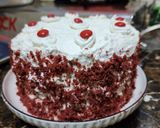 Foto langkah ke 8 dari resep Red Velvet Cake (Metode Kukus).