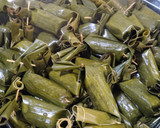 Foto langkah ke 5 dari resep Lemper isi abon.